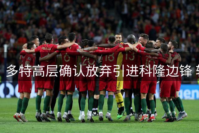 多特高层确认放弃引进科隆边锋 转会谈判宣告破裂